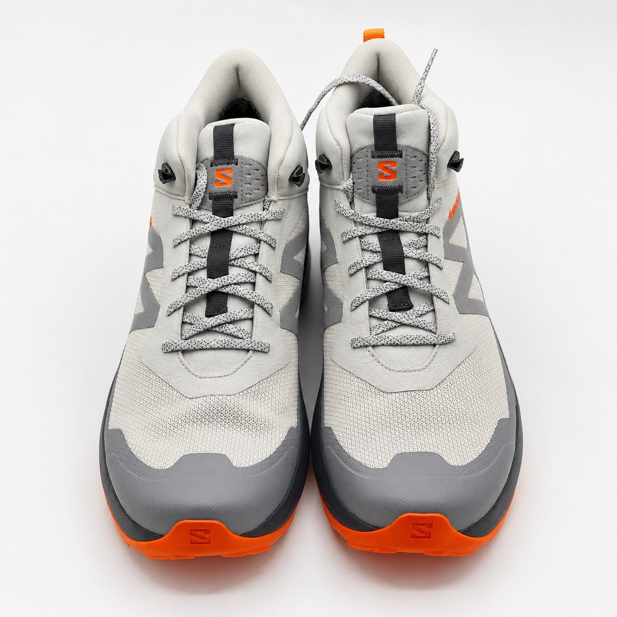 Salomon Elixir Activ Mid GTX Men's 13 Gore-Tex Hiking Boots Gray Orange L474567