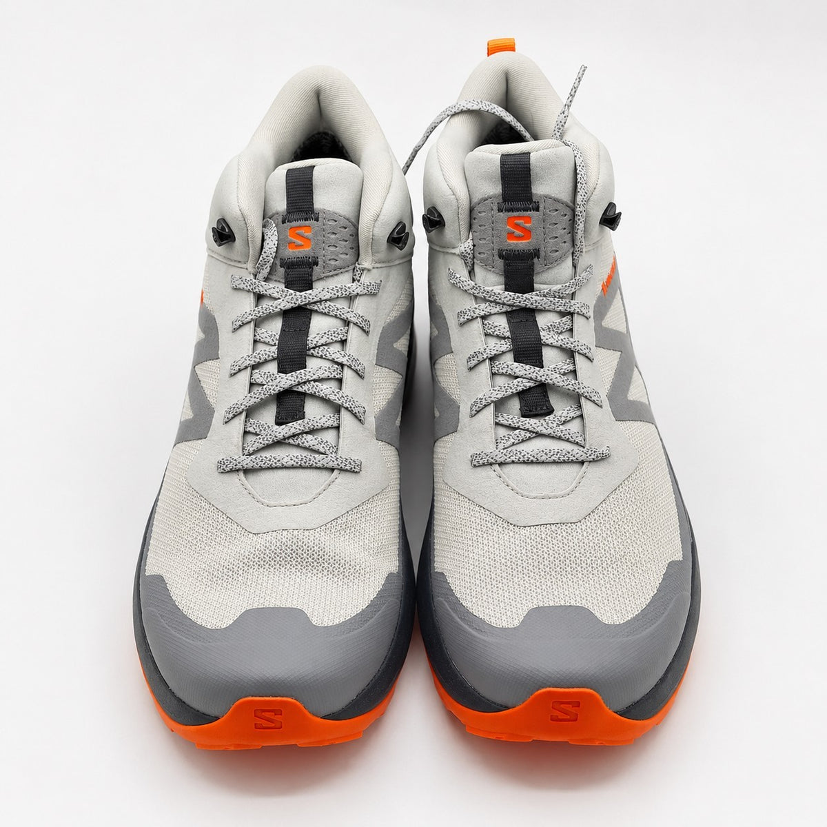 Salomon Elixir Activ Mid GTX Men's 13 Gore-Tex Hiking Boots Gray Orange L474567
