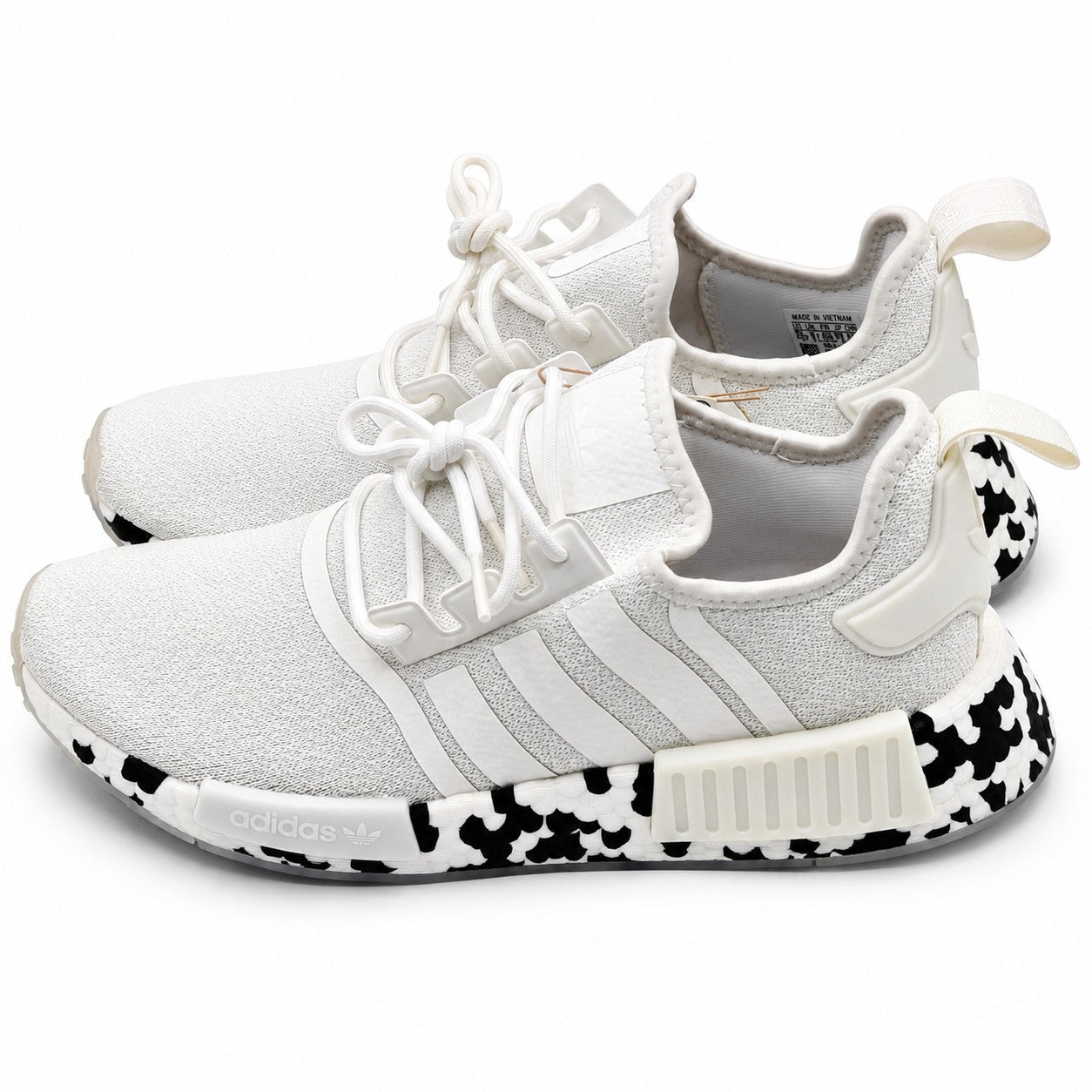 adidas Originals NMD_R1 GZ4307 White Black Boost Sneakers Men's Size 9.5