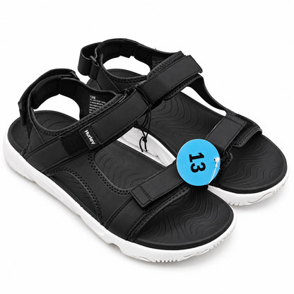 Hurley Oceanside Strap Sandals Men Black Adjustable Comfort Casual Pick Size