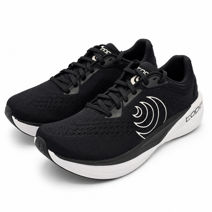 Topo Athletic Phantom 4 Men's Size 9 Black White Cushioned Running Shoes