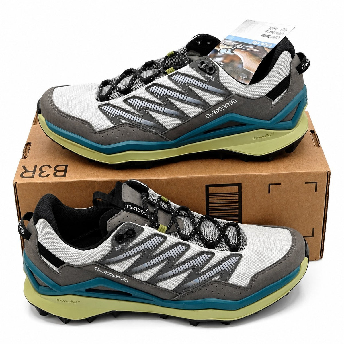 LOWA Maddox Pro GTX Lo Gore-Tex Waterproof Grey Men's 10.5 EU44 Trail Hiking