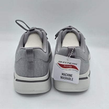 Skechers Go Walk Arch Fit Sneakers Women's Gray Walking Shoes 124485 7.5