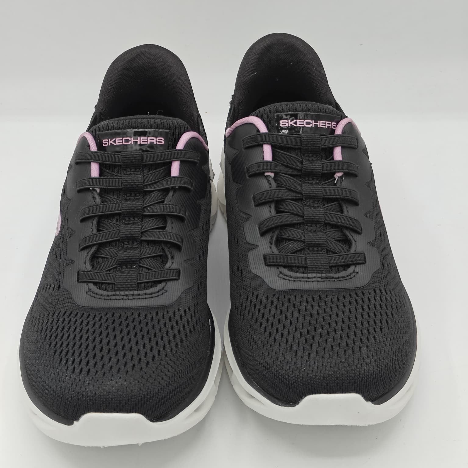Skechers Hands Free Swift Fit Slip On Women's Memory Foam Casual Shoes (Black)