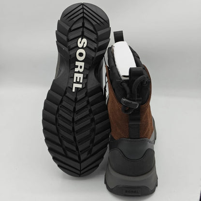 SOREL Scout 87 XT WP Tobacco Black Waterproof Boots Men's Size 9 Leather