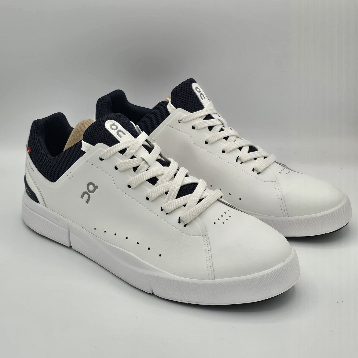 On The Roger Advantage White Midnight Tennis Sneakers 3MD10640148 Men's 12.5