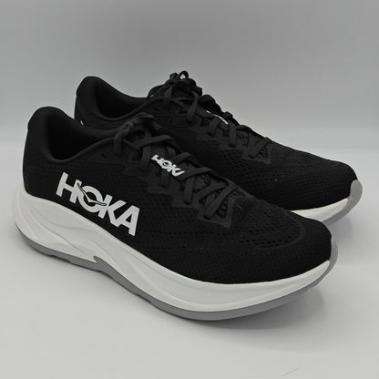 Hoka One Rincon 4 Black White Women 10B Athletic Running Shoe