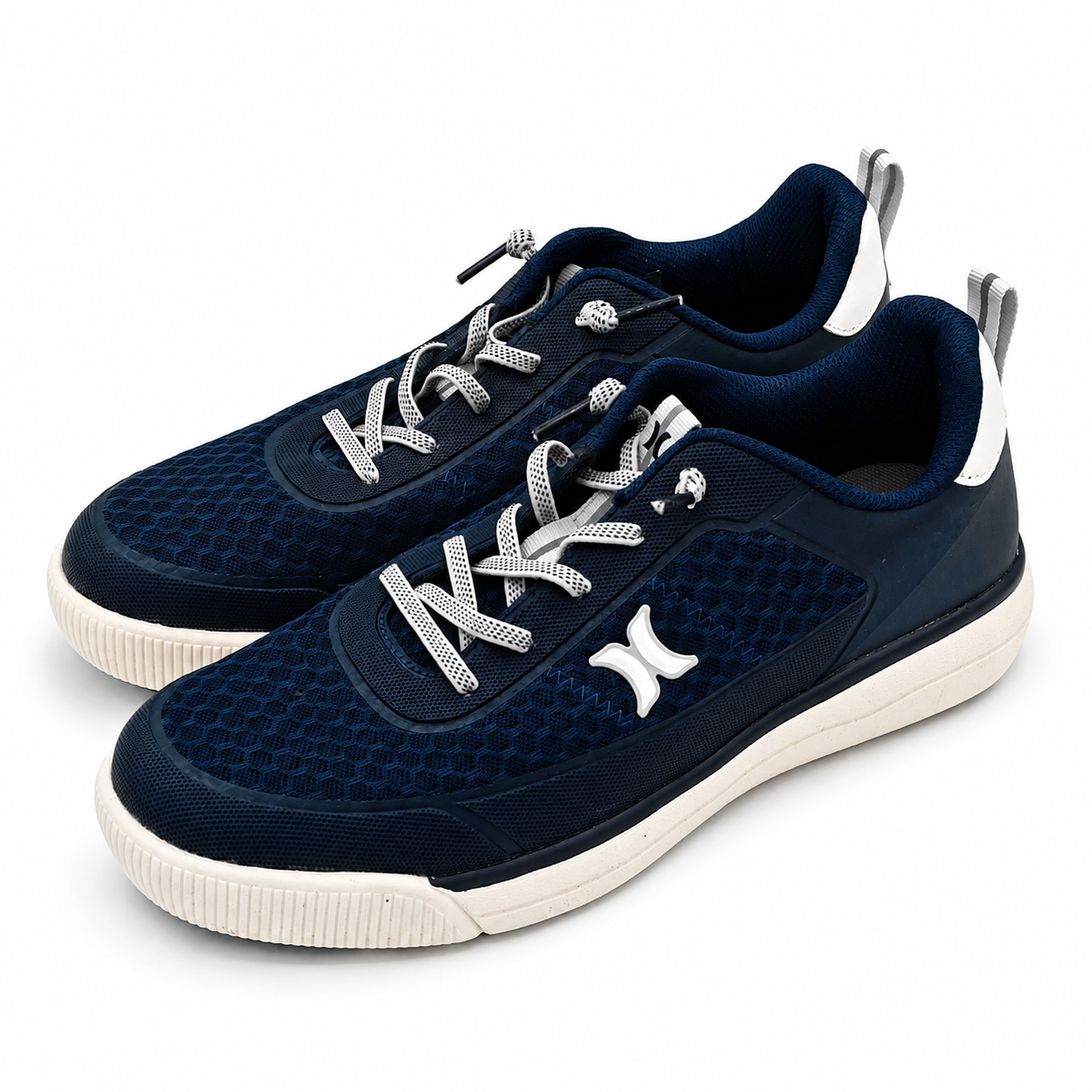 Hurley Exeter Men's Athletic Casual Shoe Breathable Sport Sneaker Navy Pick Size