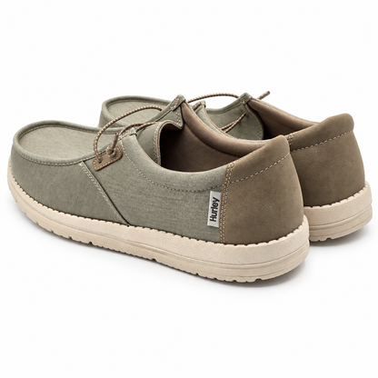 Hurley Nesota Mens Tan Memory Foam Lightweight Casual Comfort Shoes Pick Size