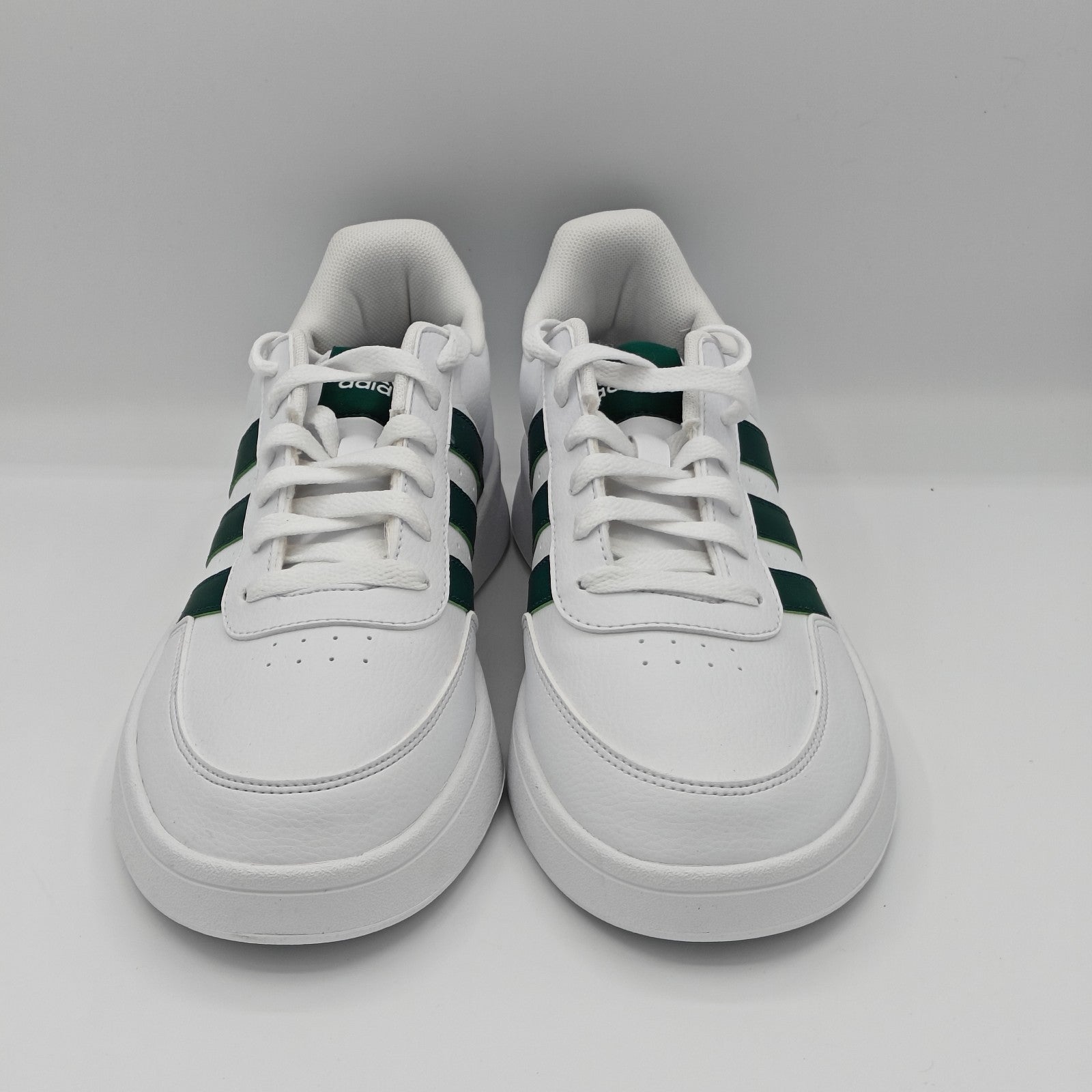 Men's Adidas Breaknet Court Shoes Sneake White/Green FX8708