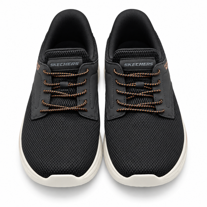 Skechers Swift Fit Mens Black Hands Free Memory Foam Walking Sneakers Pick Size
