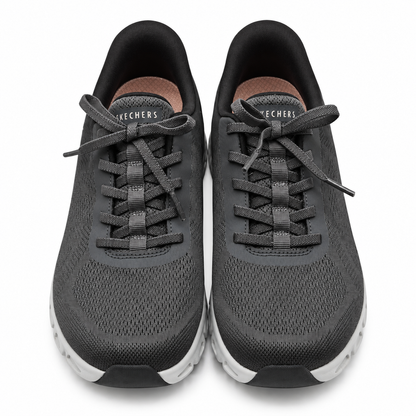 Skechers Swift Fit Womens Black Hands Free Glide-Step Walking Sneakers Pick Size