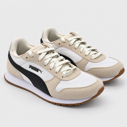 PUMA Women's Jogger Cream Black Retro Casual Walking Sneakers Pick Size 407212