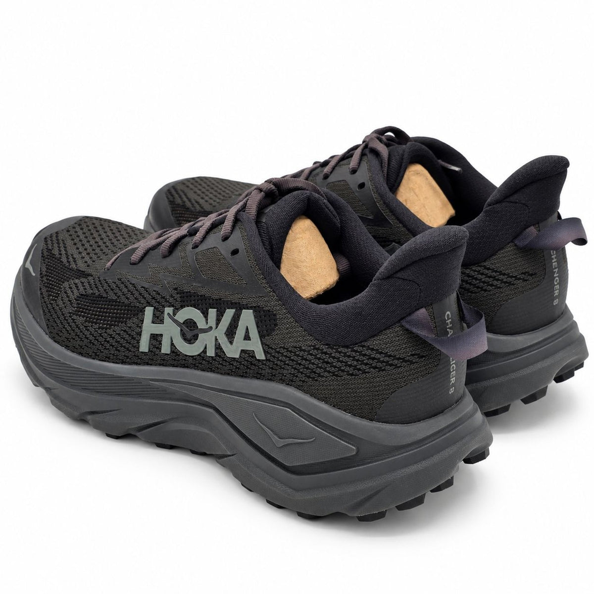 HOKA Challenger 8 Men's 8.5 D Black Outer Orbit Trail Running Shoes 1168716