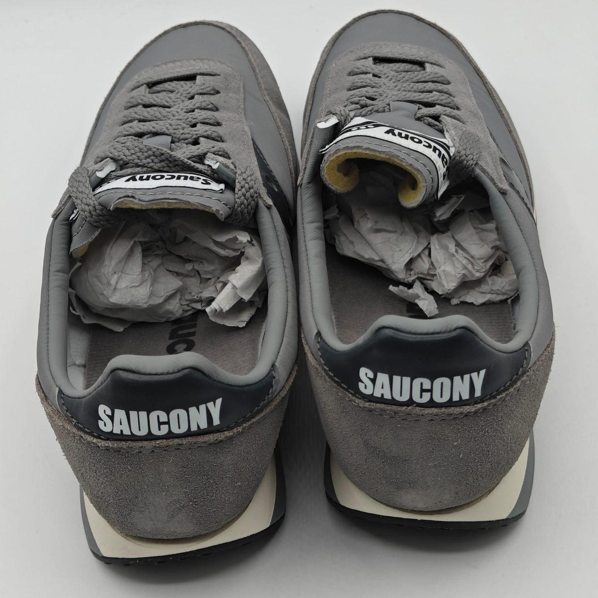 Saucony Retro Trainer 80 S70884-13 Running Shoes Gray White Men's 7 Women's 8.5