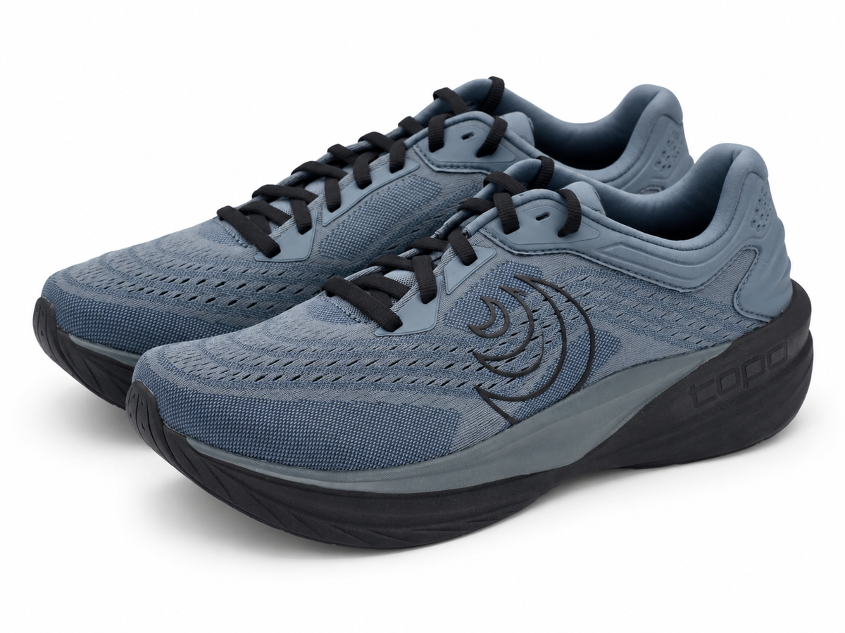 Topo Athletic Phantom 4 Men's Size 9 Stone Black Cushioned Road Running Shoes
