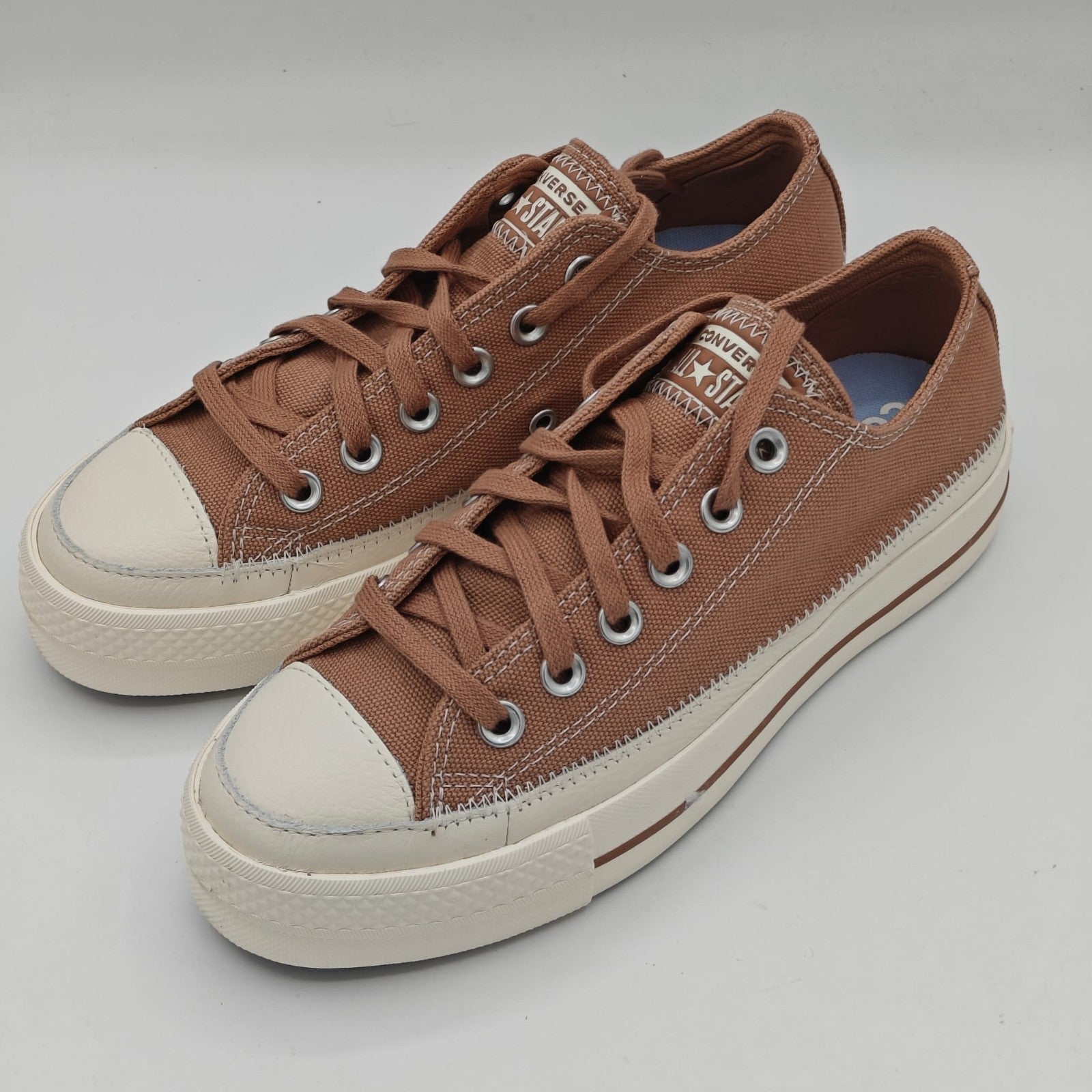 Converse Chuck Taylor All Star Lift Platform OX Clay Pot Egret A05249C Size 6