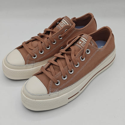 Converse Chuck Taylor All Star Lift Platform OX Clay Pot Egret A05249C Size 6