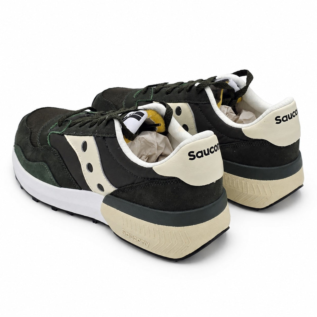 Saucony Jazz NXT Green Cream Sneakers Men's 11 Retro Running Shoes S70790-3