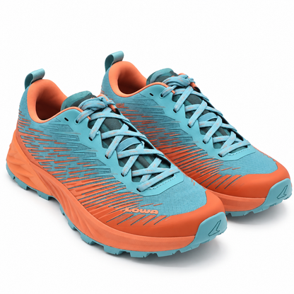 LOWA Amplux WS Women's 9 Blue Orange Trail Running Shoes New No Box