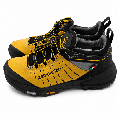 Zamberlan 335 Circe GTX Low Hiking Shoes Gore-Tex Yellow Women's 7 Made Italy