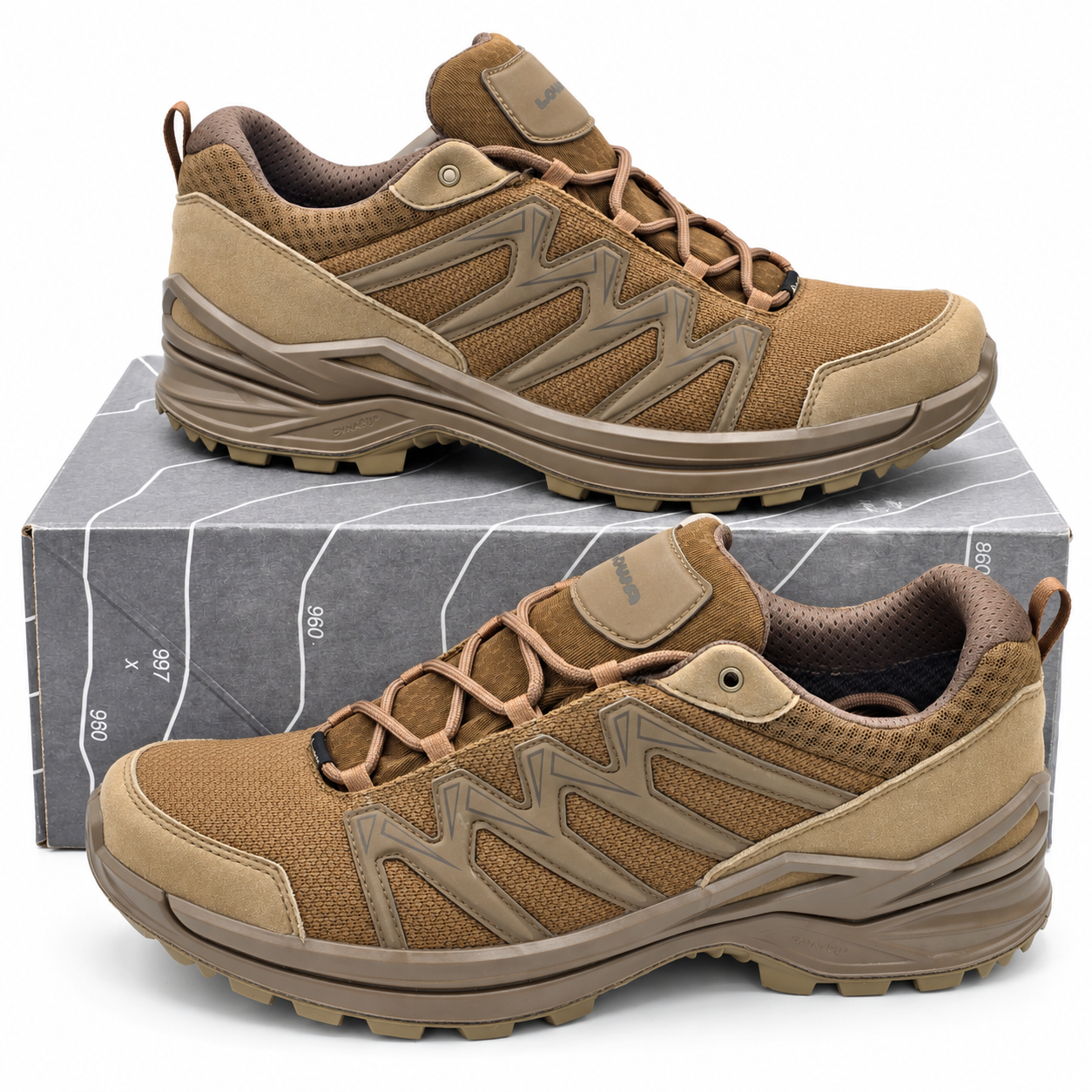 LOWA Innox Pro GTX Lo TF Men's US 11 Coyote Brown Gore-Tex Tactical Hiking Shoes