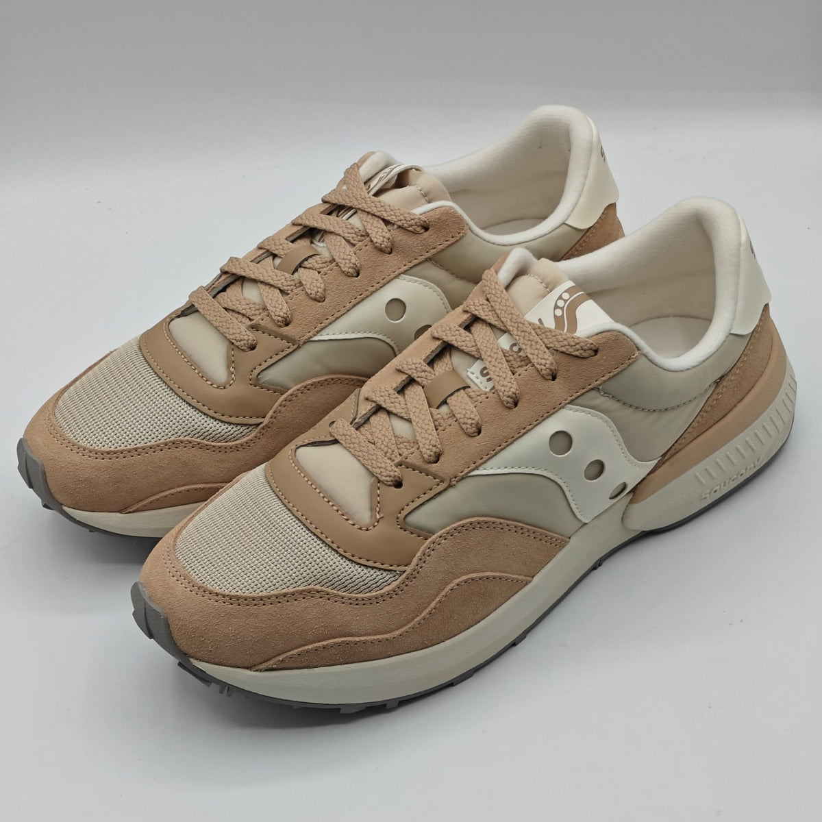 Saucony Jazz NXT S70790-31 Beige Vanilla Retro Sneakers Men's 11.5 Women's 13
