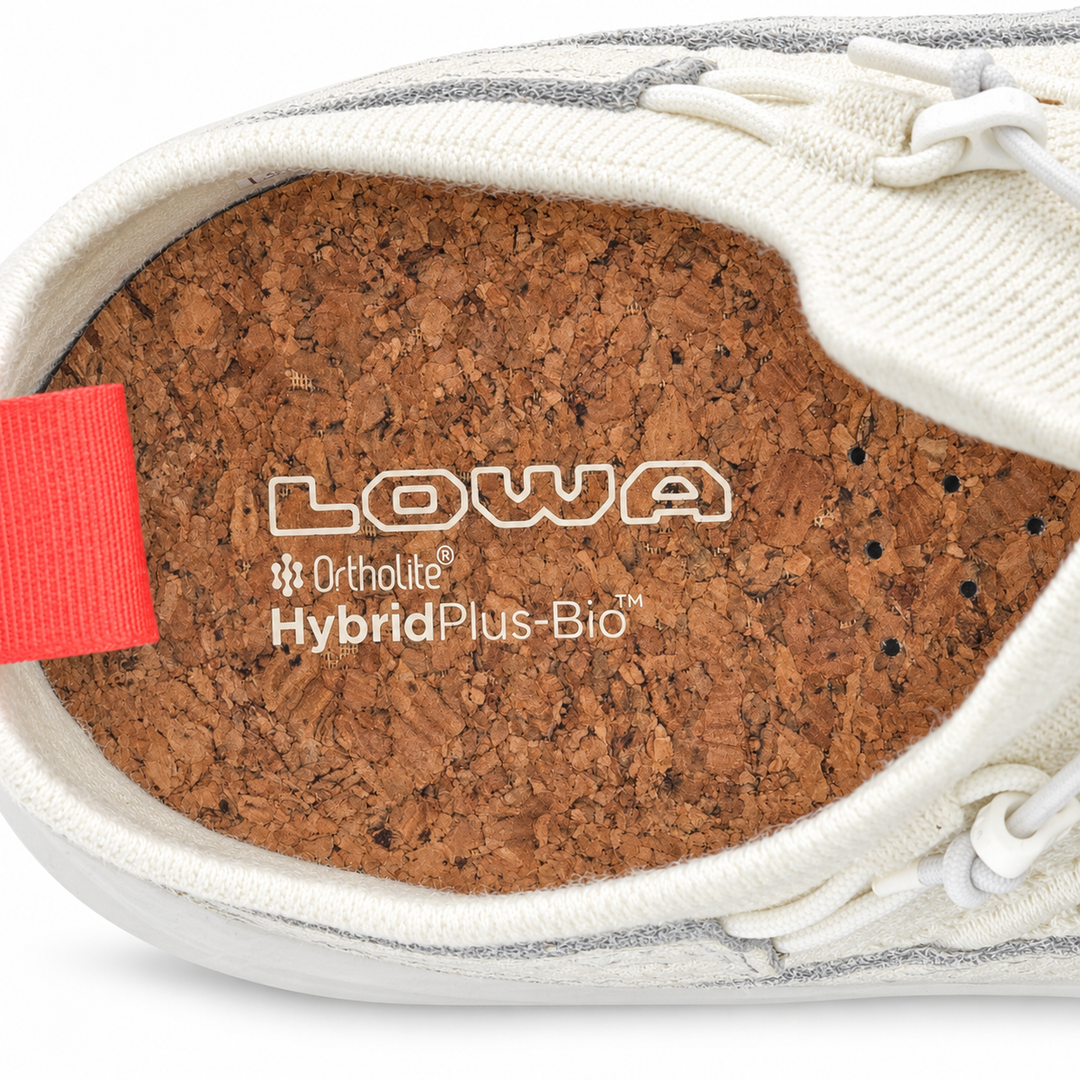 LOWA Kaloya Knit WS Women's 9.5 White Gray Bungee Lace Outdoor & Travel Sneakers
