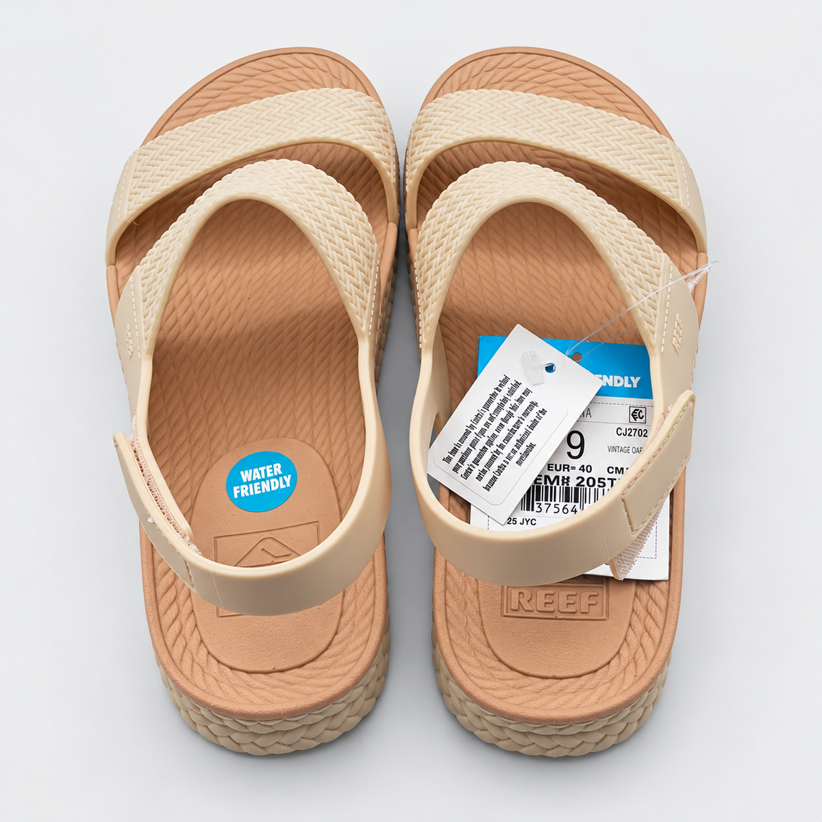 REEF Water Vista Sandals Women Vintage Oasis Beige Water Friendly Pick Size