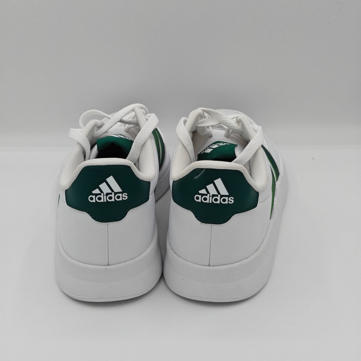 Men's Adidas Breaknet Court Shoes Sneake White/Green FX8708