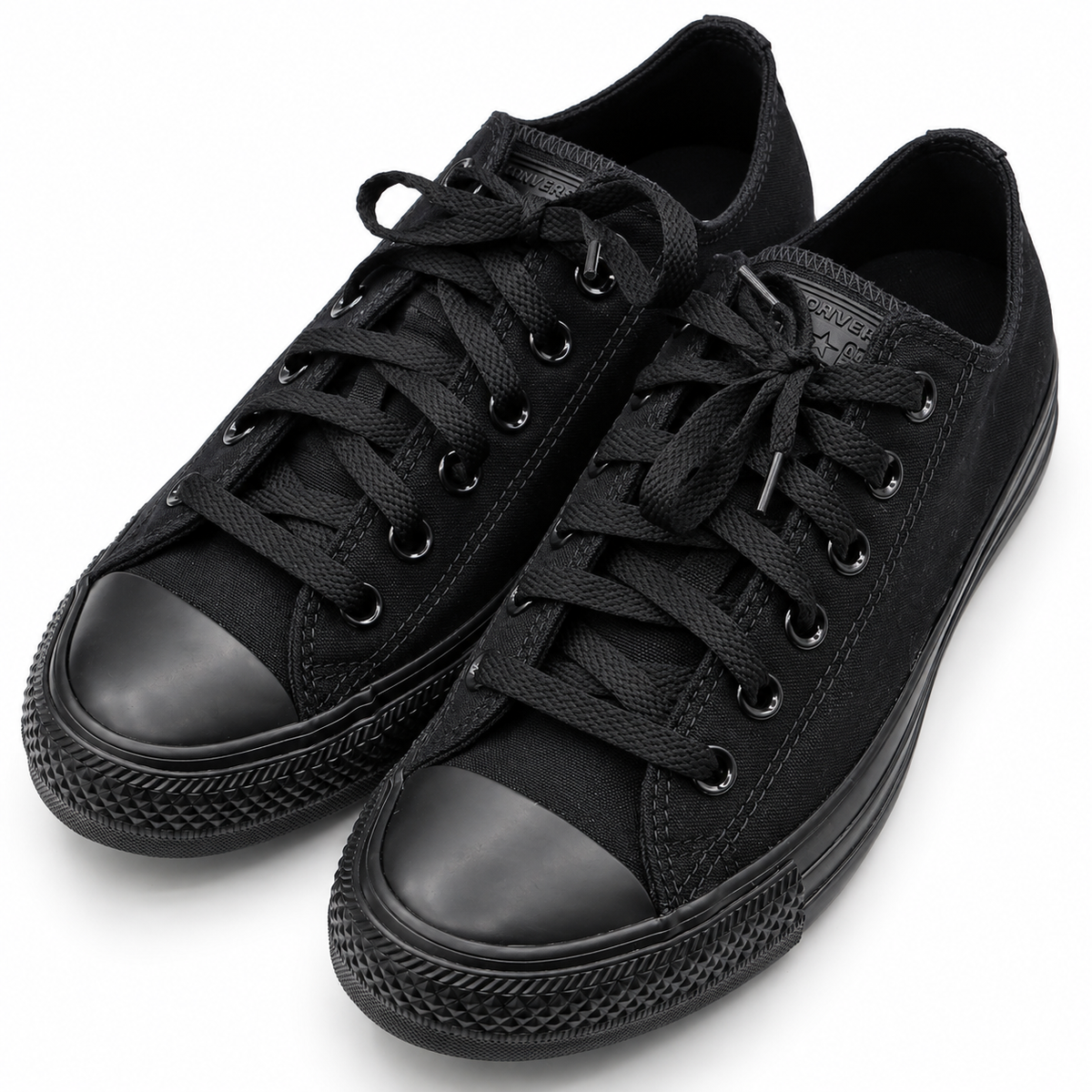 Converse Chuck Taylor All Star Women 9.5 Black Low Top Canvas M5039C Shoes Retro