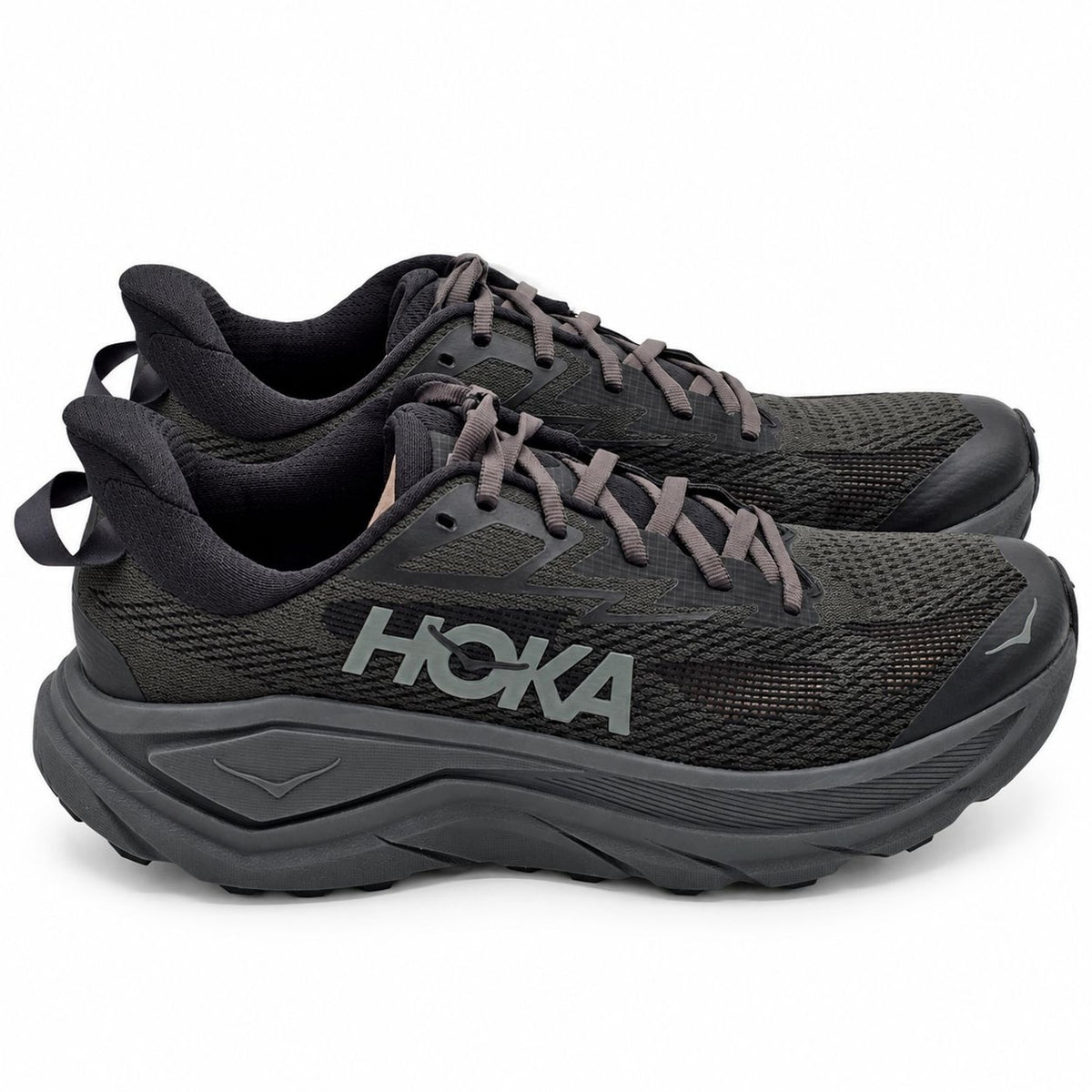 HOKA Challenger 8 Men's 8.5 D Black Outer Orbit Trail Running Shoes 1168716
