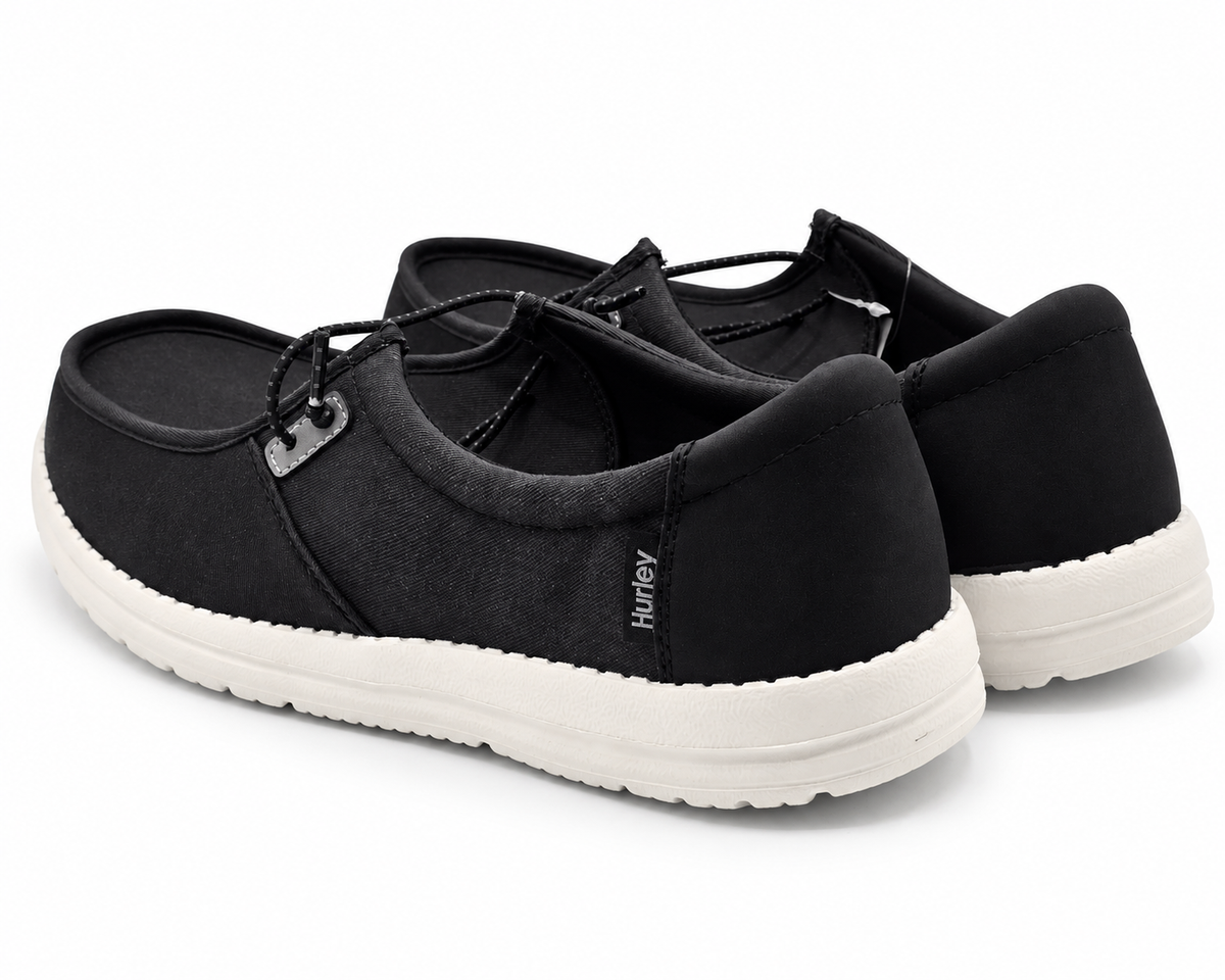 Hurley Nesota Mens Black Memory Foam Lightweight Casual Comfort Shoes Pick Size