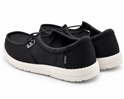 Hurley Nesota Mens Black Memory Foam Lightweight Casual Comfort Shoes Pick Size