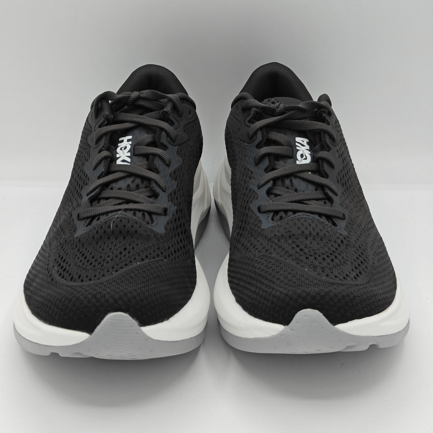 Hoka One Rincon 4 Black White Women 10B Athletic Running Shoe