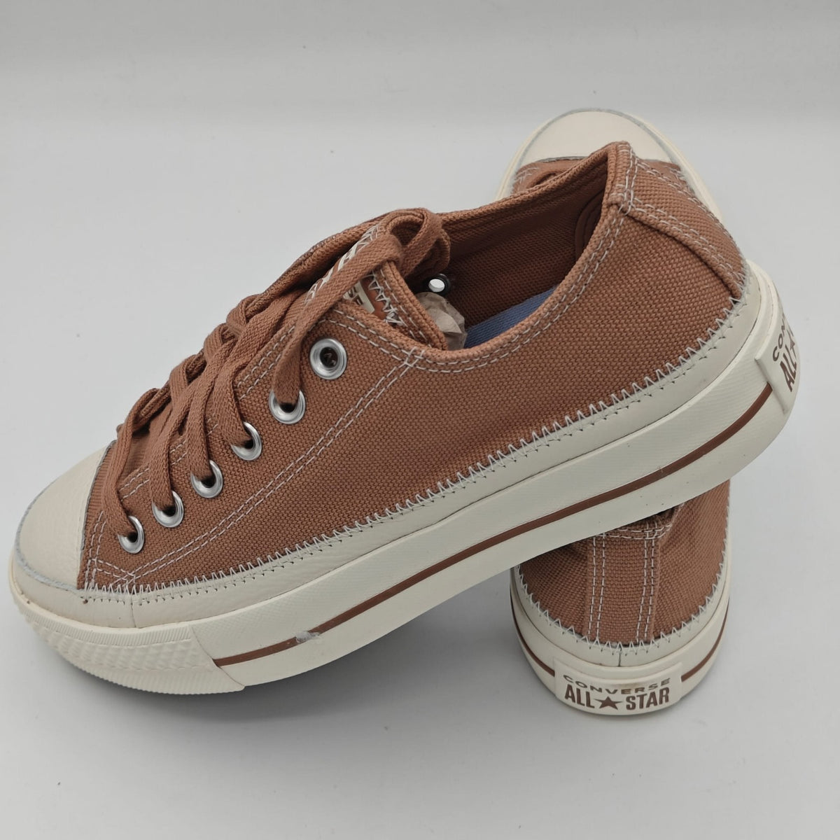 Converse Chuck Taylor All Star Lift Platform OX Clay Pot Egret A05249C Size 6
