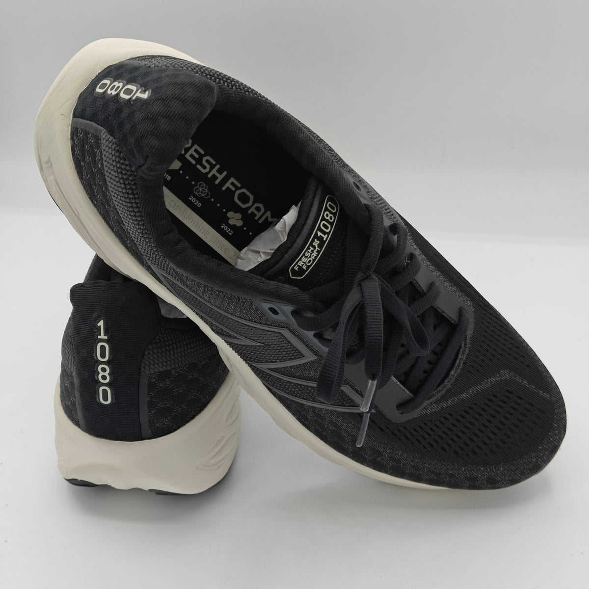 New Balance Fresh Foam X 1080v14 Black Magnet Linen Unisex Men 8 Women 9.5