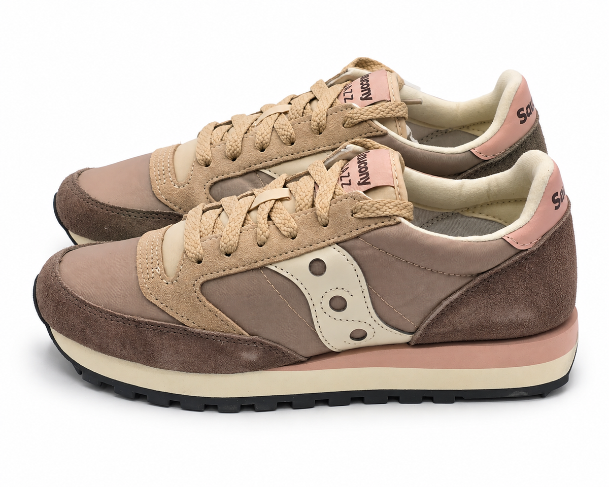 Saucony Jazz Original Women's 8.5 Tan Pink Retro Sneakers New With Box