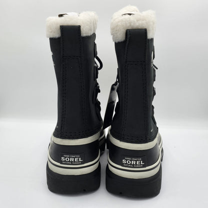 Sorel "CARIBOU" WP Men's Insulated Waterproof Snow Boot [Black/Stone] - NEW