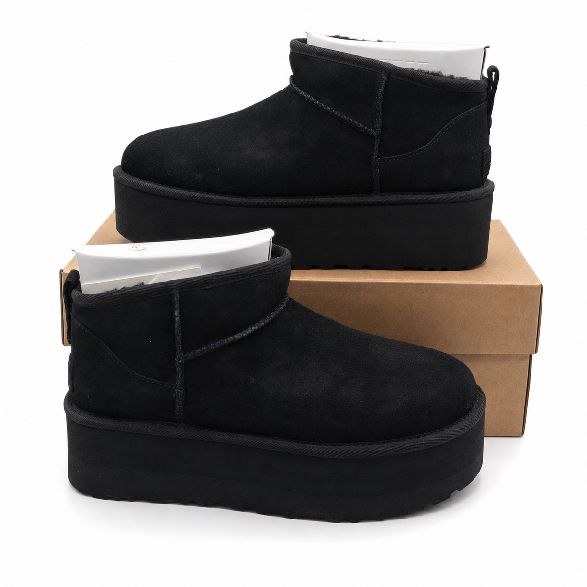 UGG Classic Ultra Mini Platform Boots Women's 10 EU 41 Suede 1135092