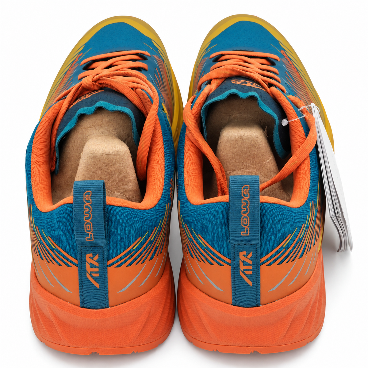 LOWA Amplux Men's US 11.5 Rust Petrol Trail Running Hiking Shoes 310695-4474