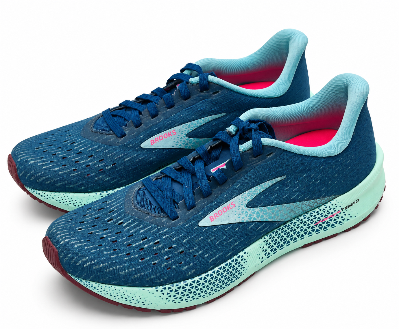 Brooks Hyperion Tempo Women's 9 Blue Coral DNA Flash Lightweight Running Shoes