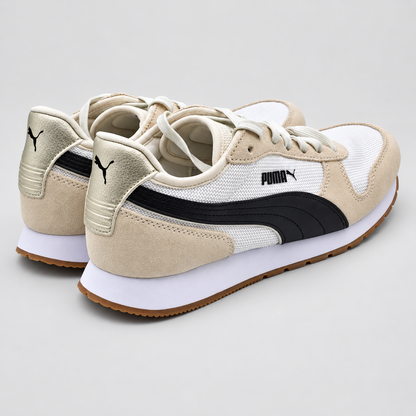 PUMA Women's Jogger Cream Black Retro Casual Walking Sneakers Pick Size 407212