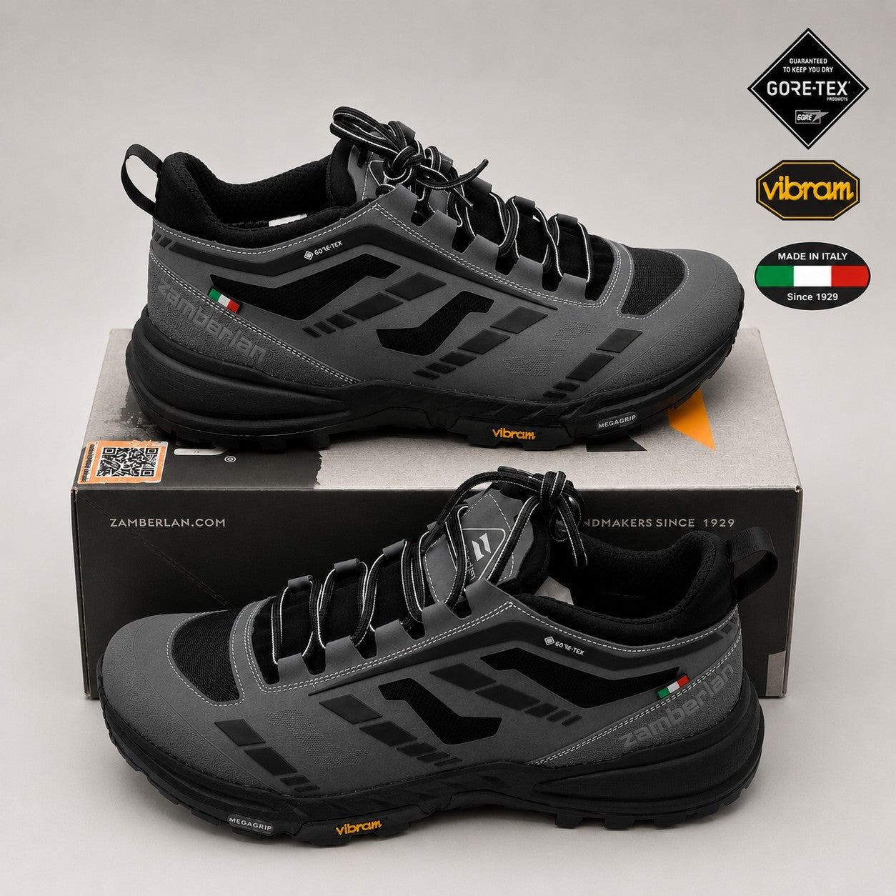 Zamberlan 220 Anabasis GTX Short Hiking Shoes Men's Italy Vibram EU 45 US 10.5