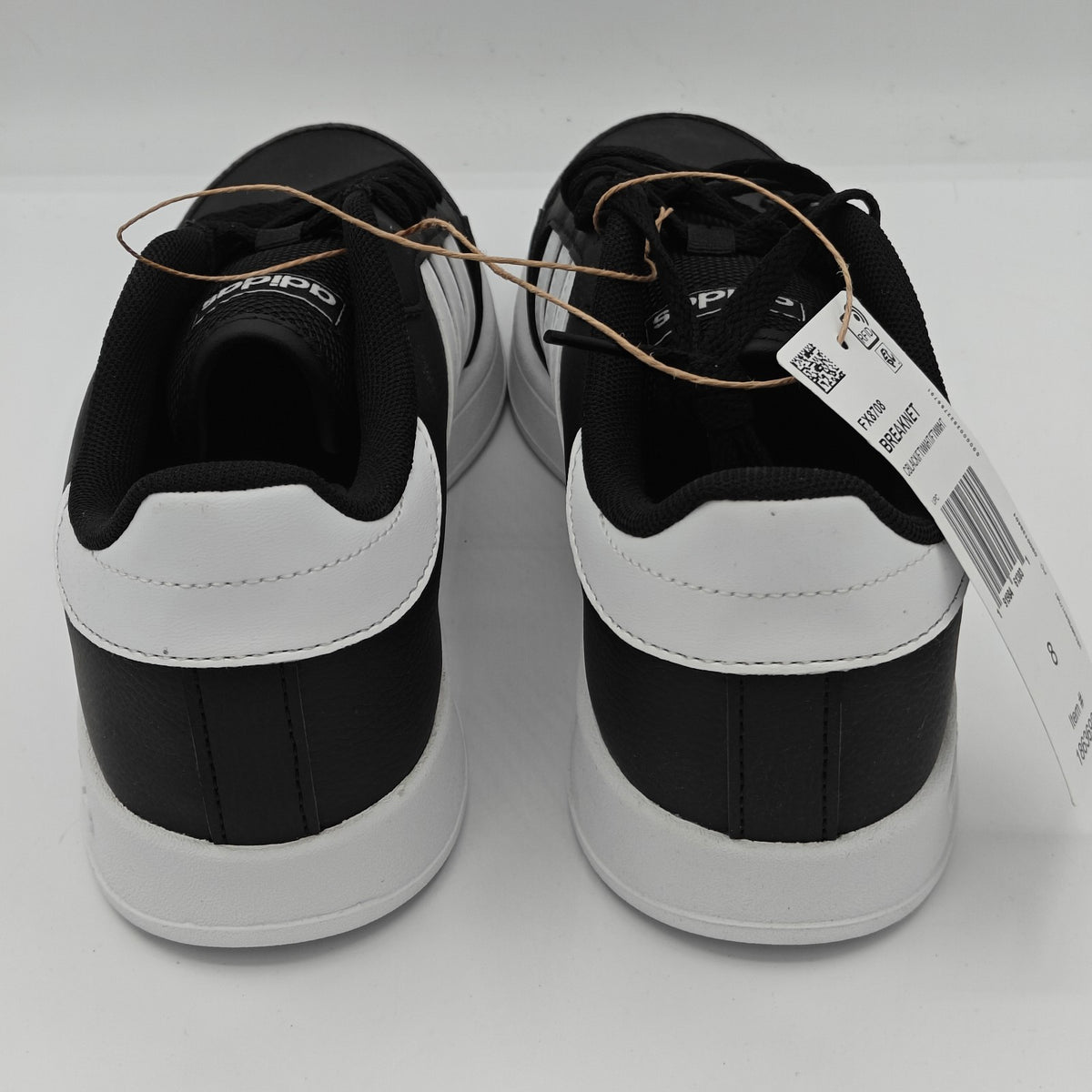 Men's Adidas Breaknet Court Shoes Sneake Black/White FX8708