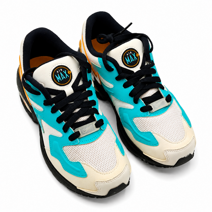 Nike Air Max2 Light Jaguars CJ7980-100 Running Shoes White Amber Rise Women's