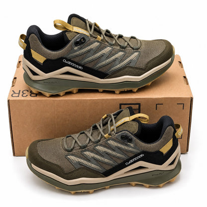 LOWA Maddox Pro Lo Men's 12 EU 46 Black Olive Fast Hiking Outdoor Trail Shoes