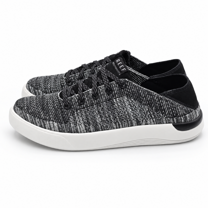 REEF Swellsole Neptune Mens Size 9 Charcoal Gray Knit Memory Foam Shoes CJ6016