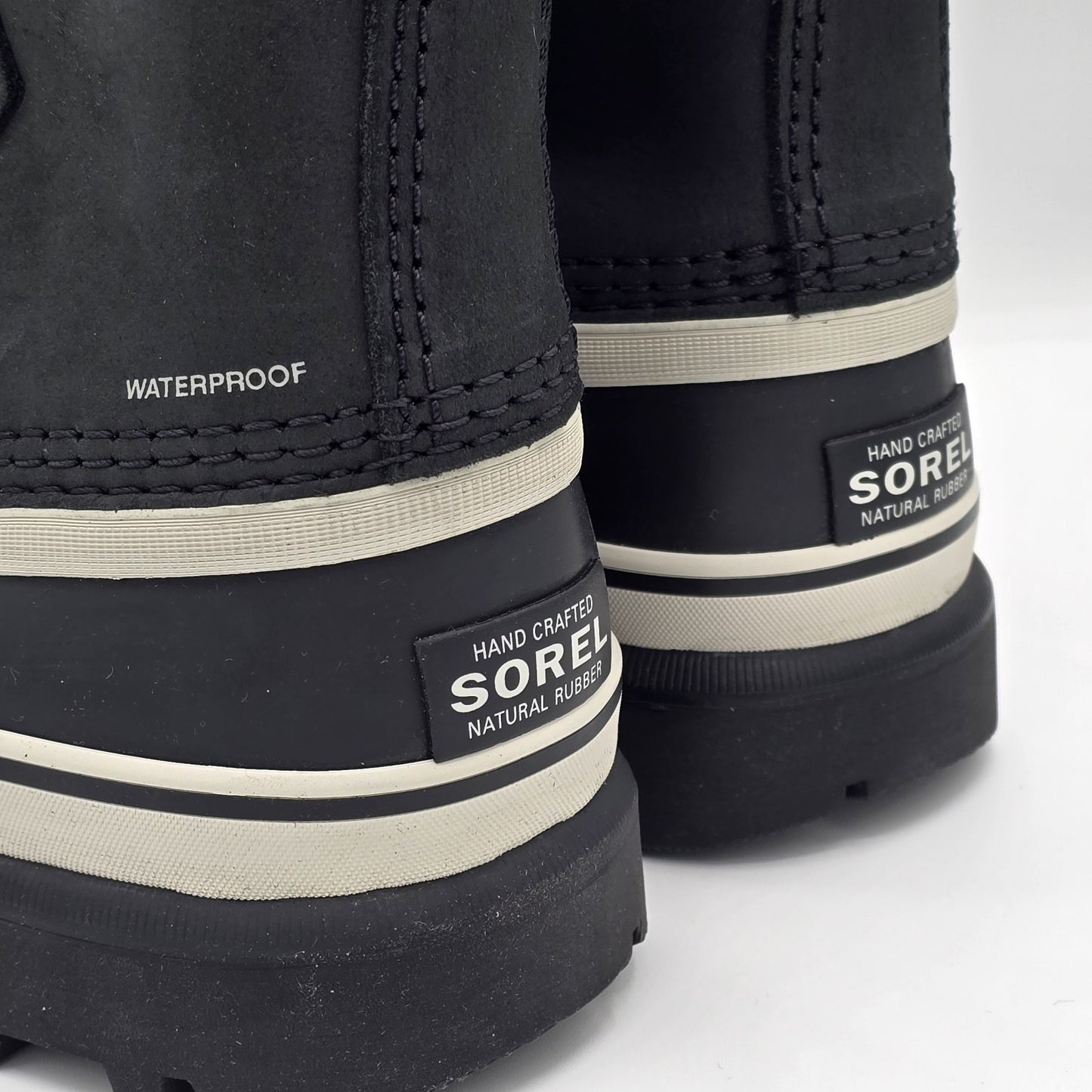 Sorel "CARIBOU" WP Women's Insulated Waterproof Snow Boot [Black/Stone] - NEW