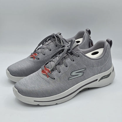 Skechers Go Walk Arch Fit Sneakers Women's Gray Walking Shoes 124485 7.5